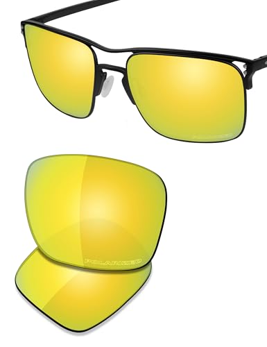 Image of SAUCER Premium Replacement Lenses & Nosepads for Oakley Holbrook Ti OO6048 | UV400 Protection, Anti-Scratch, Precise Fit