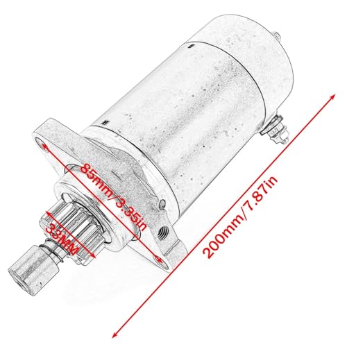 Moteur de démarreur résout les pannes d'allumage Yamaha 40V 50D