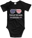 GKrepps Talk to Me Goose Funny Baby Boy Girl Clothes Newborn Organic Bodysuit Romper Black