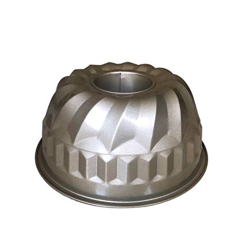 9 inch Bundt Cake Pan, Non-stick Fluted Tube Bakeware, Heavy Duty Stainless Carbon