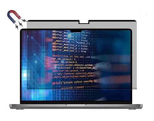 AYAKI MacBook Air 15inch マグネット式 プライバシーフィルム のぞきみ防止 覗き見防止フィルター 保護フィルム ブルーライトカット 反射防止 簡単脱着 収納ケース付き (2023モデル)