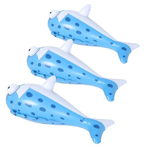 Facile da trasportare: leggero e portatile, questo giocattolo gonfiabile a forma di pesce può essere utilizzato in vari contesti, vasche da bagno di casa alle piscine all'aperto, offrendo un divertimento acquatico senza fine, giocattoli da piscina, decorazioni gonfiabili