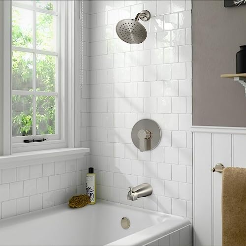 Ultimate Shower Experience: Brushed Nickel Faucet Review