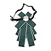 Topz Green brooch Christmas Bow Ties For Men Adult Self Tie Jabot Collar Brooch Pins Fashion Pretied Neck Adjustable Tie Bow Tie Rhinestone Brooch Wedding Dress up