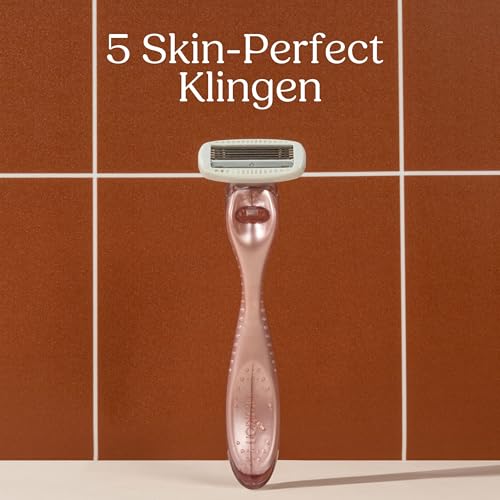 Wilkinson Sword - Intuition Complete Rasierer für Frauen, 4 + 1 gratis Ersatzklingen, Skin-Protect-Gel für sanftes Gleiten 5
