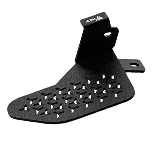 Image of GRANDPITSTOP Wide Bike Pillion FOOTREST - Black Foot PEG for Motorbike - Bajaj DOMINAR 400 (2019-2020) - Pair of 2