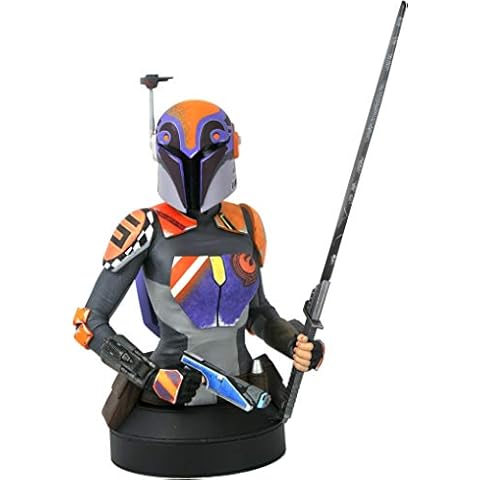 STAR WARS Rebels Sabine Wren Bust with Interchangeable Parts Cover