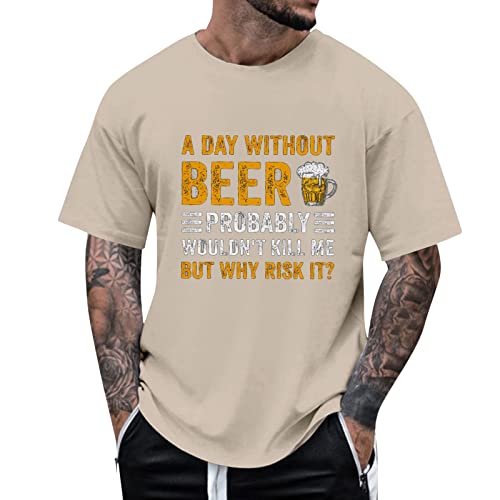 Shirt-Wiesn-Kinder-Hemden-Weinglas-Motiv-Kurzarm-Oktoberfest-Aufdruck-3D-Druckbluse-Rundhals-Bierdruck-Retro-Freizeit-Das-Bier-Bier-Muster-Hirsch-Print-Gemuetliche-Einfarbig-Basic-Outfit-Lockere