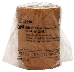 3M 236U P80 Grit, 6