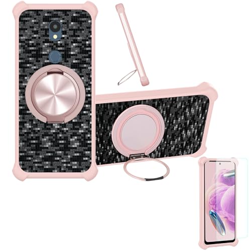 �Ή� Sharp Rouvo V �P�[�X Phone Case [1�� 9H+�d�x���� �K���X�t�B����][360°��]���X�^���h�A�}�O�l�b�g��]CX-14-FEN