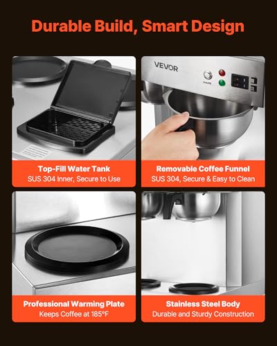 VEVOR 24-Cup Dual-Head Brewer