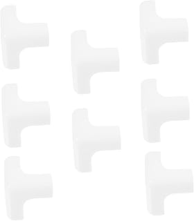8 piezas de Esquinas de Silicona para Muebles de Protección de Seguridad para Ancianos Instalación y Durable Color Blanco