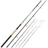 Sougayilang Catfish Fishing Rods, 3+3 Piece Feeder Rod, Carbon Fiber and...