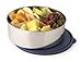 U Konserve - Divided Big Bowl, 3-in-1 Reusable Stainless Steel Container with Removable Divider, Multiple Dishes in One Container (Stainless/Ocean)