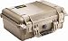 Produktbild PELI 1450 Wasserdichter Schutzkoffer für Elektronische Ausrüstung, IP67-Zertifiziert, 15L Volumen, kein Schaum, Desert Tan