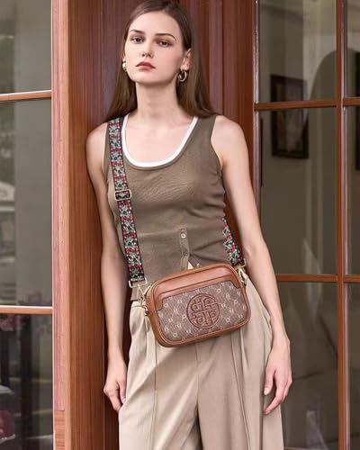 Image of Embroidered Purse Straps Replacement Crossbody Wide Adjustable Bag Straps | Thick Purse Strap for Crossbody Bags,Extra Long Strap,Cross Body Straps for Handbags,Bag Straps for Tote Bags,Shoulder Straps