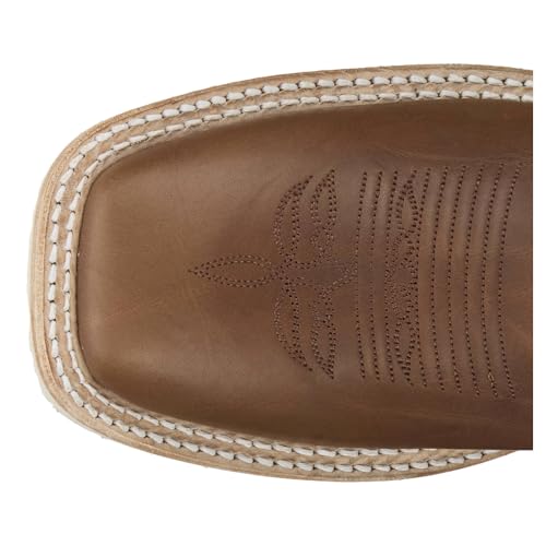 Justin Boots Mens Trainor 11 Inch Square Toe Casual Boots Mid Calf - Brown - Size 12 D4