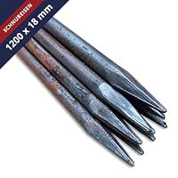 |10 x Schnureisen 80 cm - 120 cm | Ø 16 mm oder 18 mm |Variante (1200 x 18 mm) – Ansicht 2