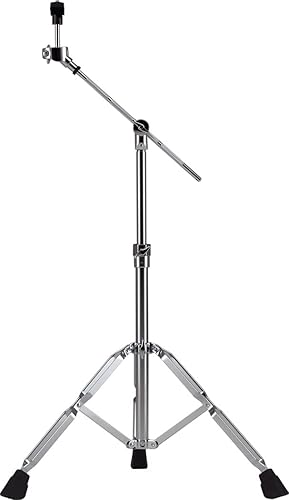 Roland Soporte de pluma de platillo combinado de doble refuerzo premium para platillos V (DBS-30), color plateado