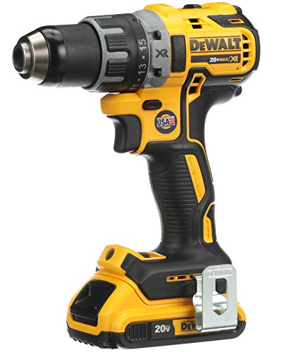 DEWALT 20V MAX Cordless Drill / Driver Kit, Brushless, 1/2-Inch (DCD791D2)