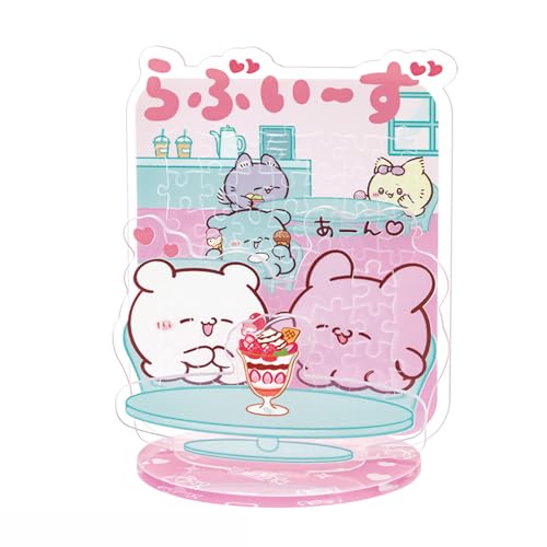 ビバリー 【ジグソーパズル×アクスタ】 アクスタポップ らぶいーず 【組んで飾れる新パズル】 【のり付け不要】 66ピース SP-025