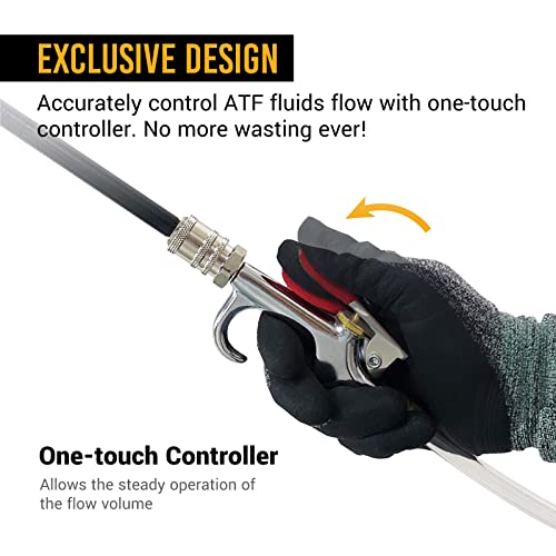 Ewk Patented 6L Automatic Transmission Fluid Pump Fluid Extractor/Dispenser For Atf Filler System With 14 Adapters #TOP2