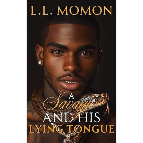 A Savage and His Lying Tongue Audiolibro Por L.L. Momon arte de portada