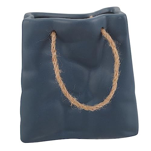 GOOHOCHY Handtaschenförmige Blumenvase Aus Keramik Für Blumenarrangements Moderne Dekoration Für Zuhause Oder Büro