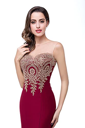 Image of BABYONLINE D.R.E.S.S. Formal Dresses for Women Bodycon Mermaid Appliques Lace Elegant Prom Dress XIN262