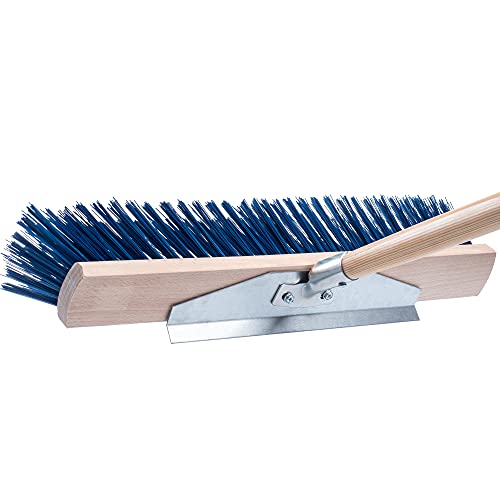 KADAX Straßenbesen mit Kratzkante, 2 in 1 Besen zum Fegen von Straßen, Industriebesen mit langem Stiel aus Holz, Saalbesen aus Kunststoff (50 cm) – Bild 4