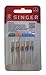 Price comparison product image Singer 2020 130/705H Sewing Machine Needles / Thickness 70/09 to 100/14 for Woven Fabric / Set of 10