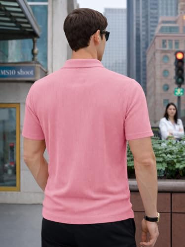 Image of Noble Monk Men's Regular Fit Polo T Shirt |Half Sleeves |Collar Tshirts | Casual T-Shirt