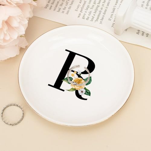 Plato decorativo de monograma para regalo de Navidad 3