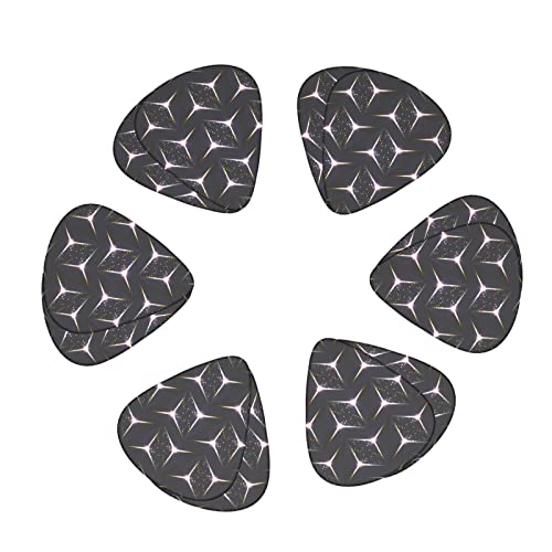 Lot de 12 médiators de guitare polygone en métal doré clair pour guitare électrique basse acoustique avec boîte - Les Beatles, Paul McCartney, John Lennon, RIngo Starr, George Harrison Lot de 12 médiators de guitare polygone en métal doré clair pour guitare électrique basse acoustique avec boîte – Image 3