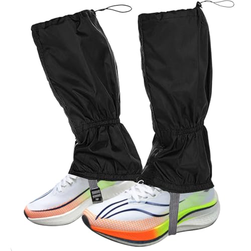 WUBAYI Polainas ajustables impermeables, fundas transpirables para las piernas para senderismo, escalada, senderismo y caminata en la nieve, equipo de protección de pantalones al aire libre