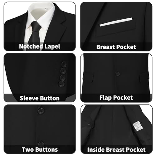Blazer for Men Casual Mens Suit Jacket Slim Fit Men's Suit Outfit Notch Lapel Men's Sport Coats & Blazers3