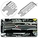 SG Store 1pc I/O IO Shield Backplate GPU Bracket Graphics Card External Bracket Compatible with EVGA RTX 3060ti 3070 3080 3090 FTW3 XC3 Black Nickel