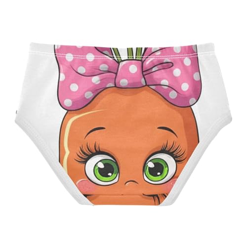 Cute Cartoon Carrot Character White Toddler Underwear Custom 2t Cotton Girl Panties Cute Aesthetic Undies Kids Briefs2