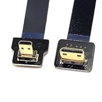 Chenyang CY 7.9 In FPV HDMI Macho A 90 Grados Hacia Abajo HDMI Macho HDTV FPC Cable Plano Para Fotografia Aerea Multicoptero