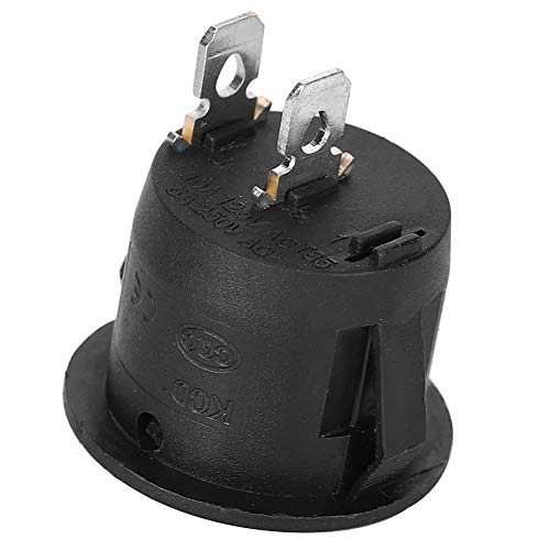 image for Felenny 10pcs Rocker Power Switch KCD1 Rocker Switches 2Pin Round Boat