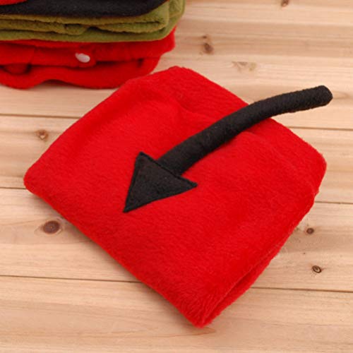 KESYOO Halloween Pet Clothes Red Pet Costume Halloween Themed Pet Clothes Halloween Devil Costume for Cat Dog - Image 6