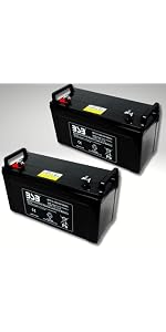 Amazon.co.jp: G&Yu BPC12-75 電動車 バッテリー 12V AGMタイプ