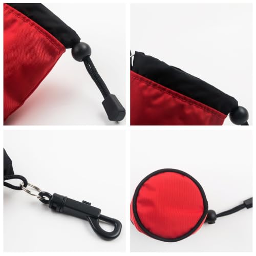 Bolsa de golosinas para perros para pasear con dispensador de alimentos y snacks 6