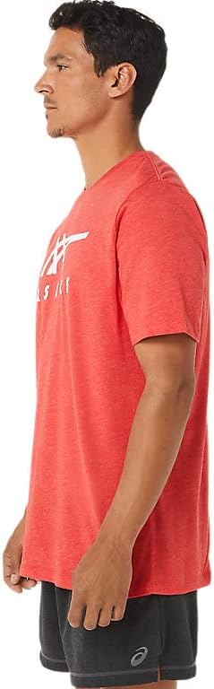 ASICS Men's STRIPE Short Sleeve TEE Running Apparel