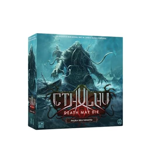Asmodee Cthulhu Death May Die - Paura dell'Ignoto, Gioco da Tavolo, 1-5 Giocatori, 14+ Anni, Edizione in Italiano