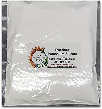 TrueNute Potassium Silicate for Aquaponics, Hydroponics, Soil and Foliar Spray. for Plants,PH UP, Stronger Than Liquid (4 Pounds)