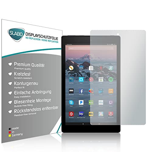 Slabo 2 x Protector de Pantalla para Amazon Fire 7-Tablet con Alexa (17,7 cm 7') 2017-2019 lámina...