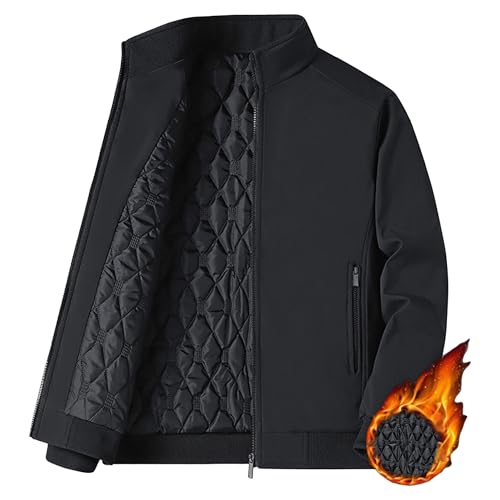 Maiyifu-GJ Men's Winter Jacket Coat Lightweight Warm Thicken Padded Coats Windproof Puffer Jackets Windbreaker Outerwear