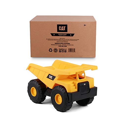 CAT Construction Toys, 15" Dump Truck Toy, Ages 2+, Sturdy Plastic, No Batteries Required, CAT Construction Tough Rigs Series by CAT - Image 8