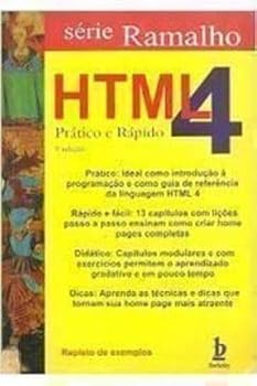 Paperback HTML 4 : Prático e Rápido [Portuguese_Brazilian] Book